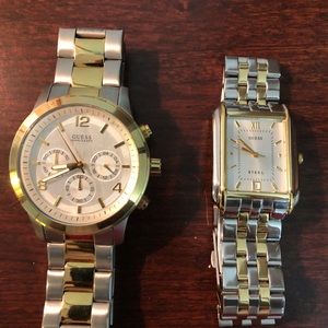 Guess watch combo round and square $80